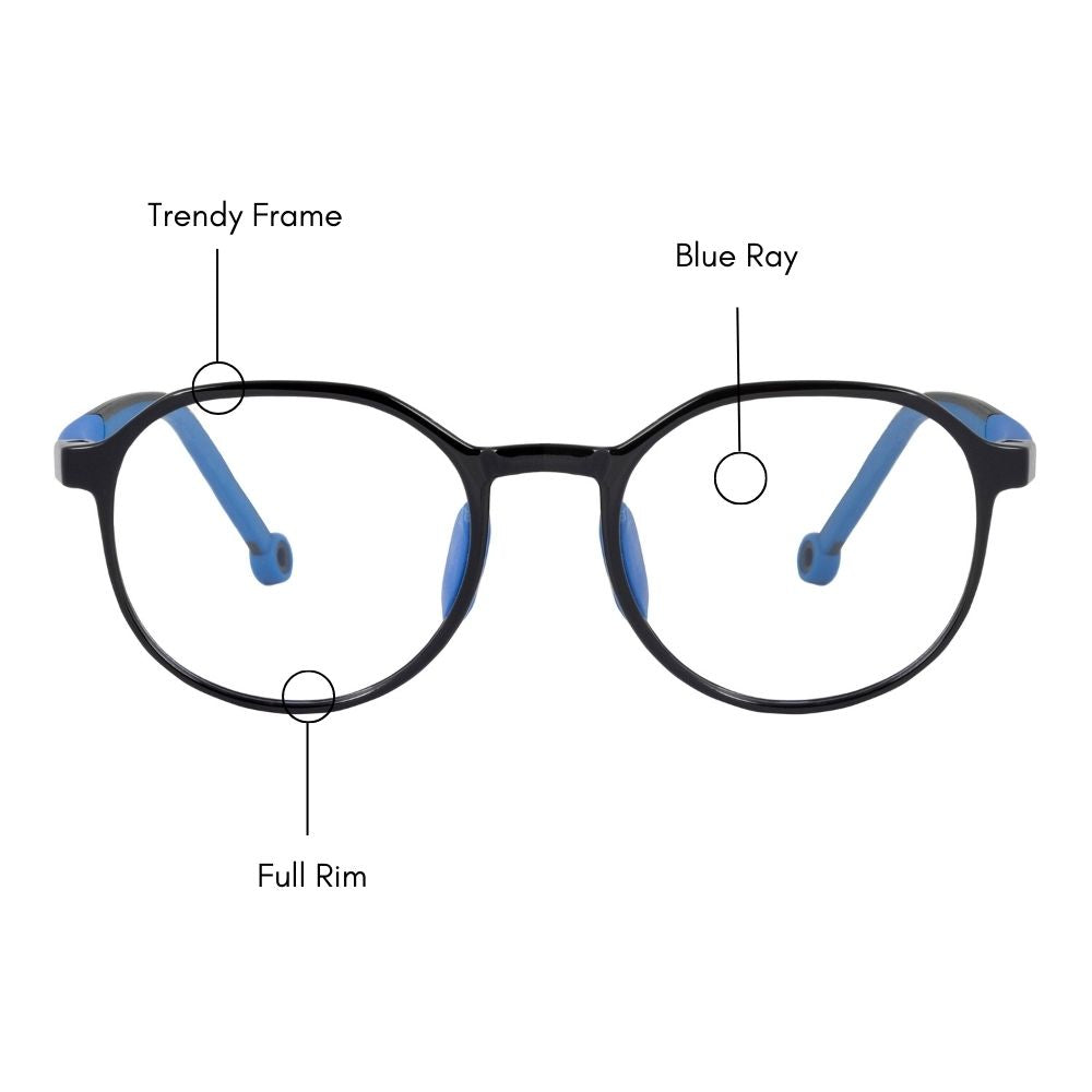 Kids Frank Blue Ray Eyeglasses (UV 400 Protection)
