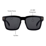 Tegan Wayfarer Sunglasses (UV400 Protection)