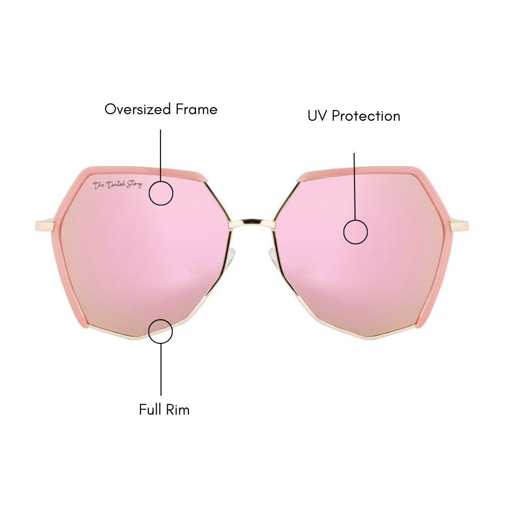 Jazz Oversized Sunglasses (UV 400 Protection)