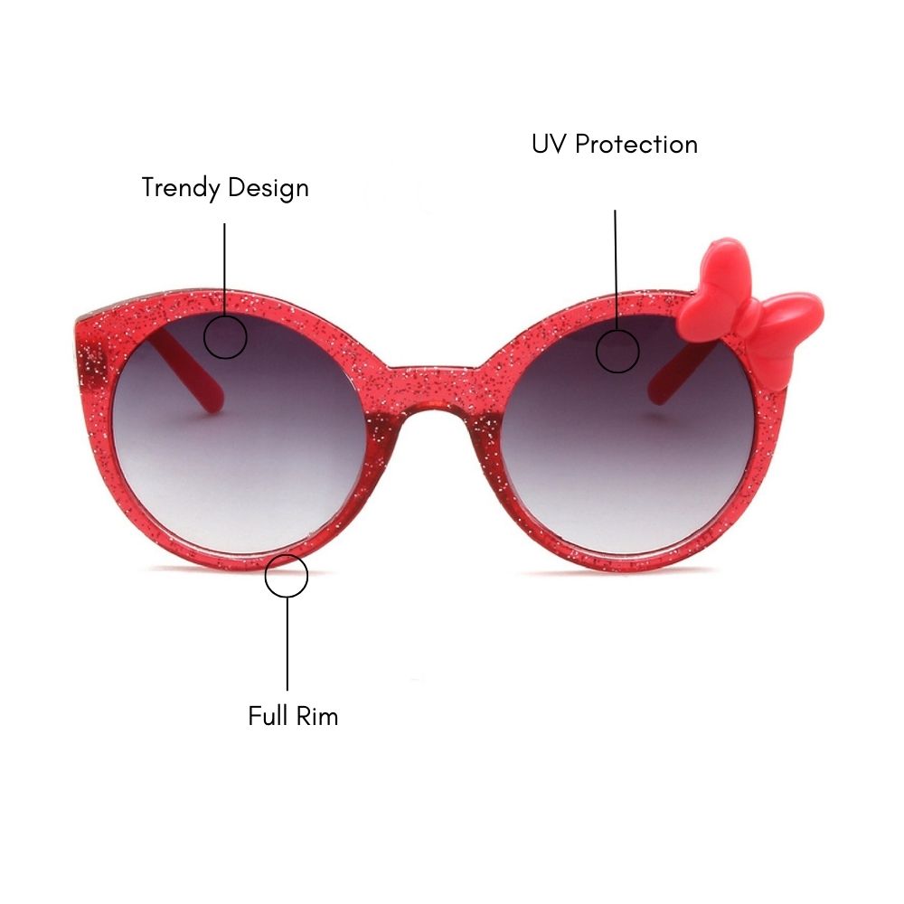 Kids BowTie Sunglasses (UV400 Protection)