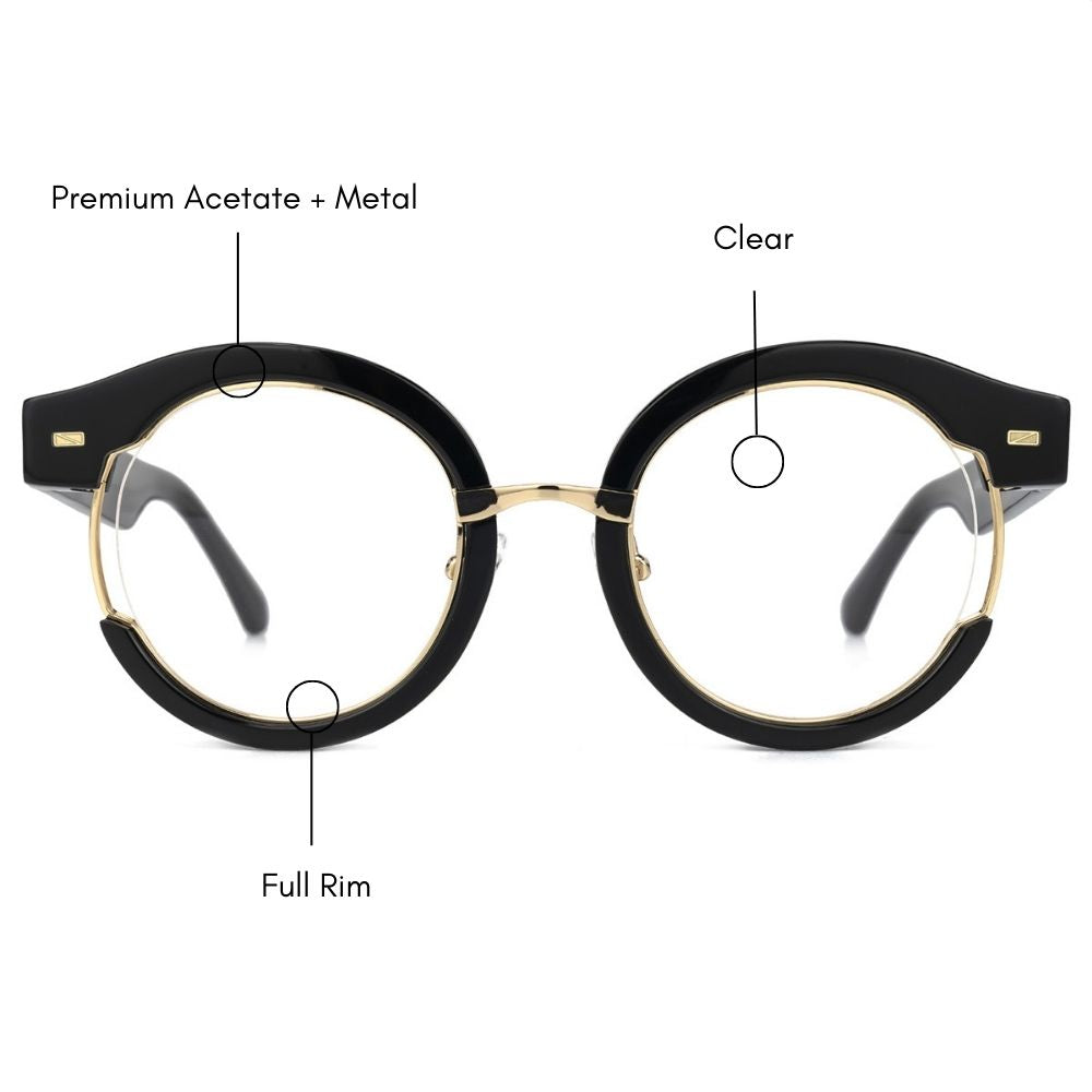 Rizar Round Eyeglasses