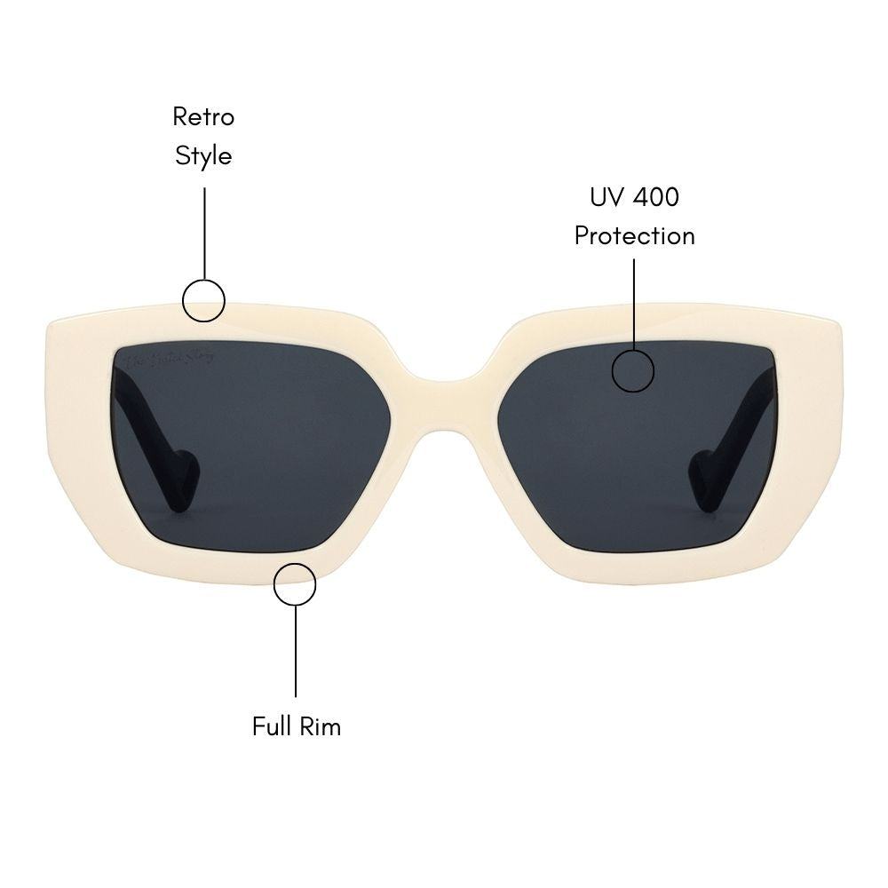 Abner Retro Oversized Sunglasses
