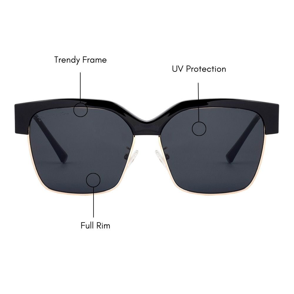 Lynx Clubmaster Sunglasses (UV 400 Protection)