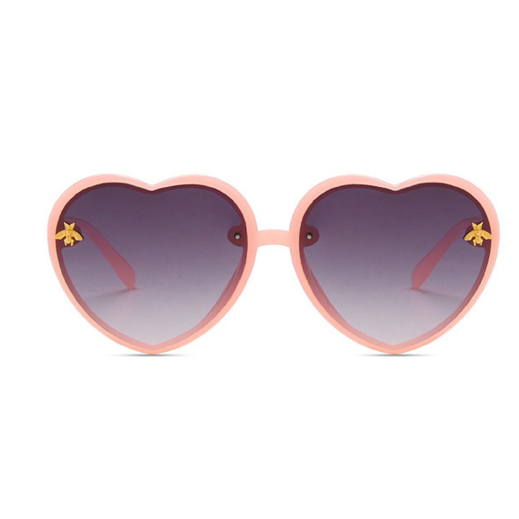 Kids Glitter Heart Sunglasses (UV 400 Protection)