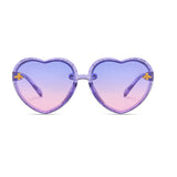 Kids Glitter Heart Sunglasses (UV 400 Protection)