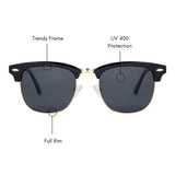 Carlo Clubmaster Sunglasses (UV 400 Protection)