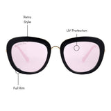 Bella Wayfarer Sunglasses (UV400 Protection)