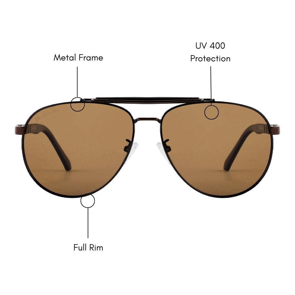 Austere Aviator Sunglasses