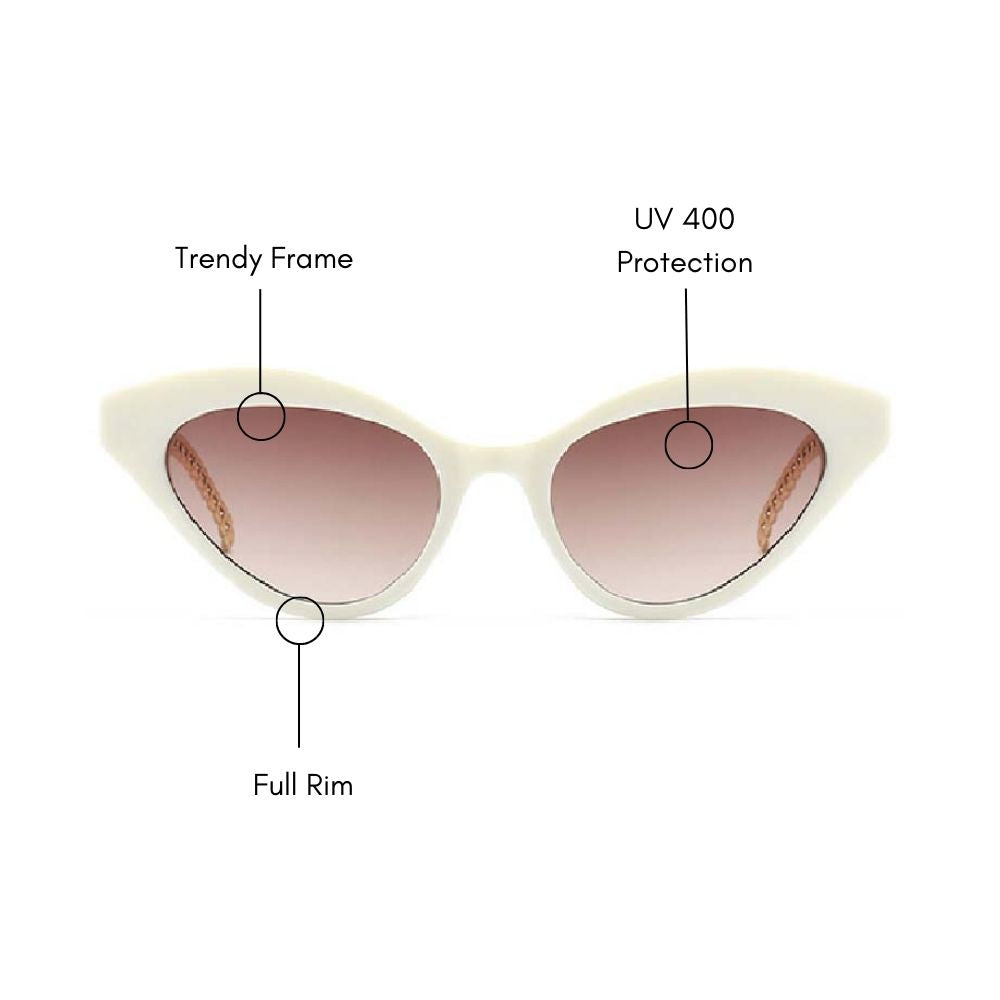 Cat Eye Pendant Sunglass (UV 400 Protection)