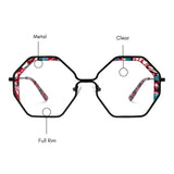 Waltz Hexagonal Eyeglasses