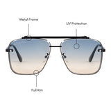 Myriad Aviator Sunglasses (UV400 Protection)