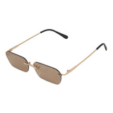 Rimless Rectangle Tint Sunglasses (UV400 Protection)