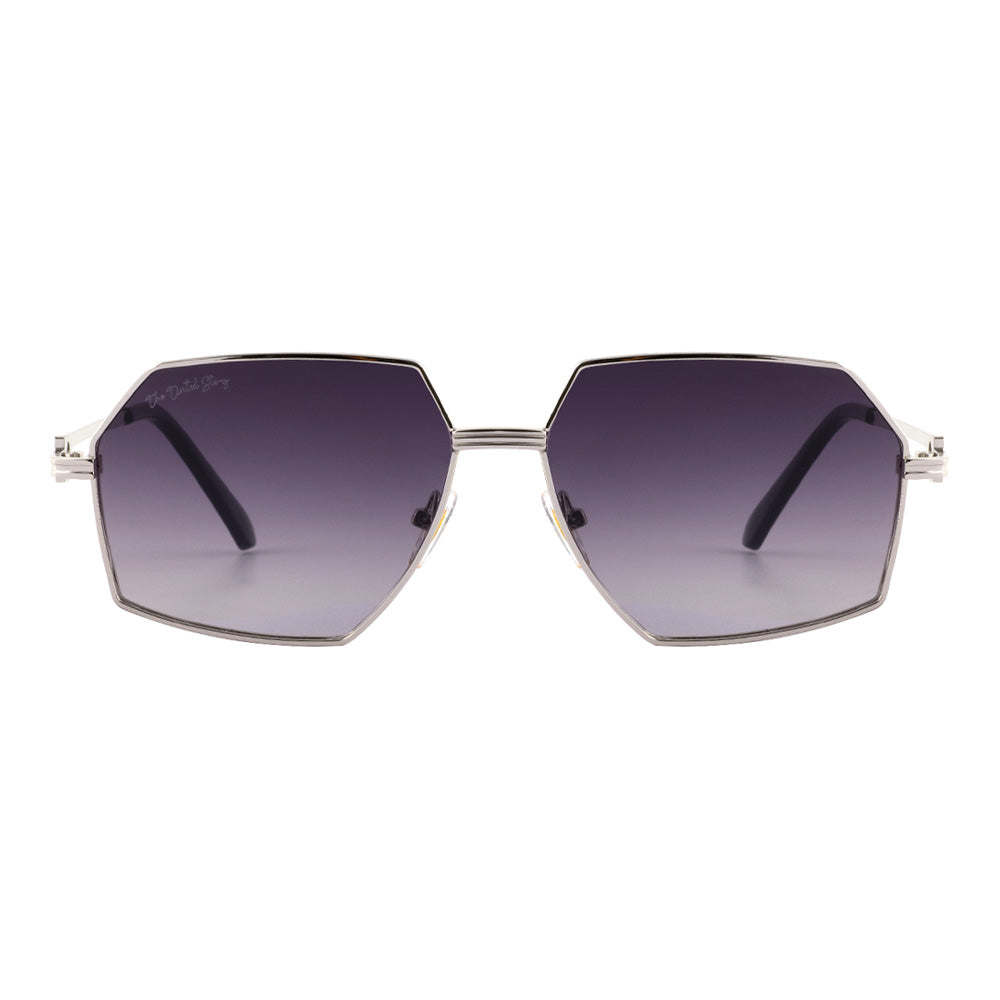 Trope Hexagonal Sunglasses (UV400 Protection)