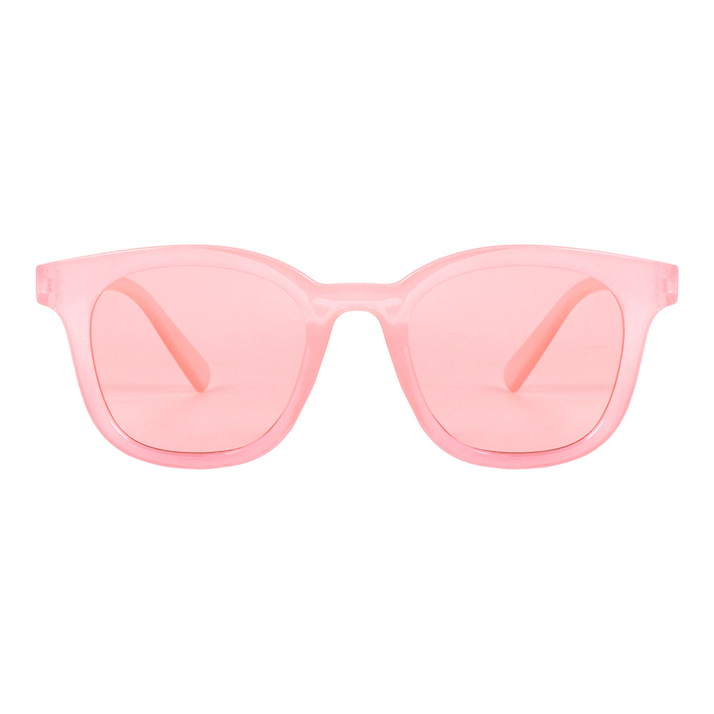 Flamingo Glossy Finish Wayfarer Sunglasses (UV400 Protection)