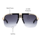 Ardor Aviator Sunglasses (UV400 Protection)