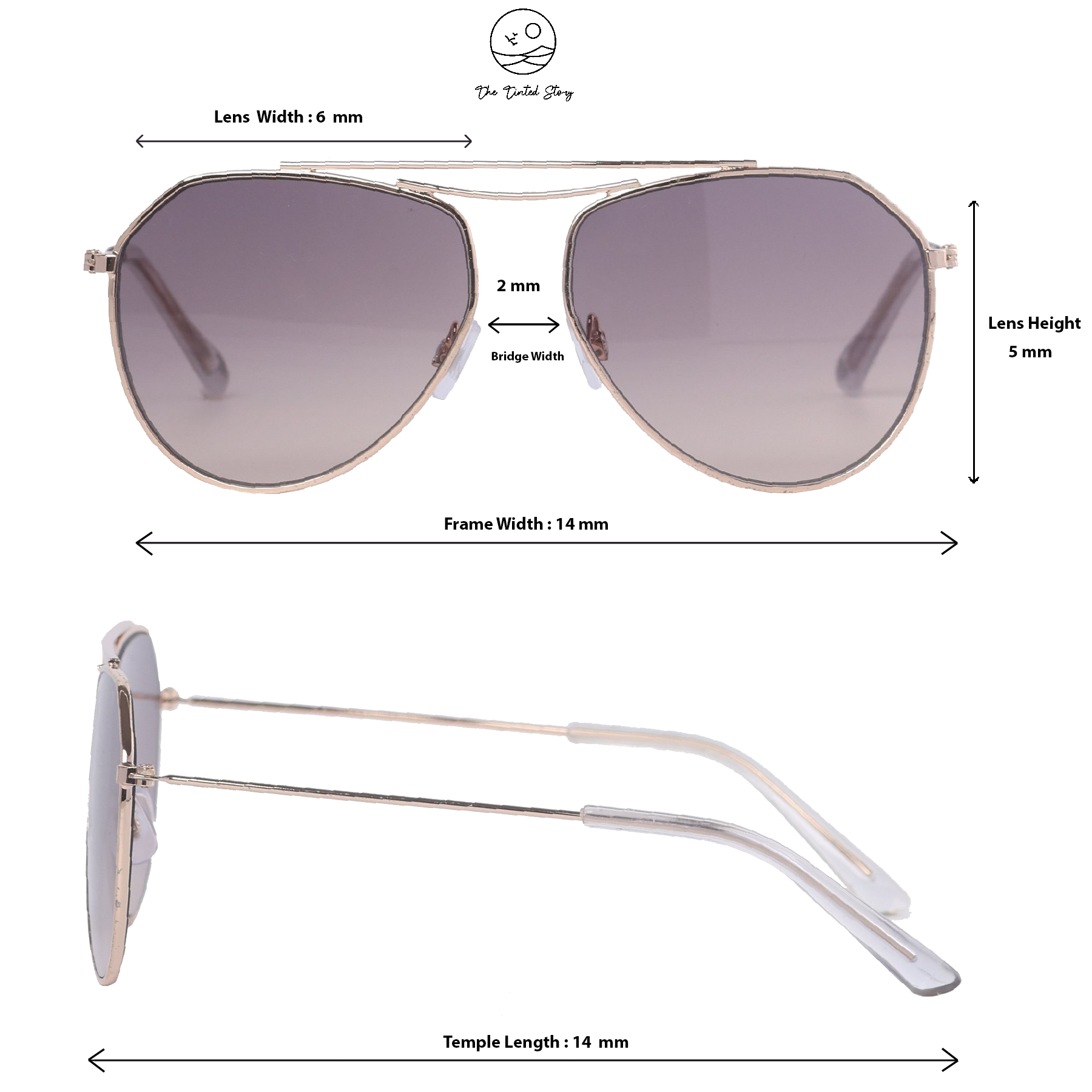 Tawny Aviators (UV400 Protection)